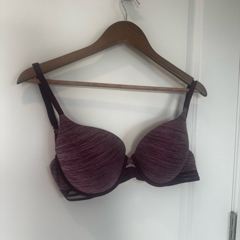 Victoria's Secret Heathered  Purple Smooth Bra- 36D